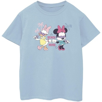 textil Niña Camisetas manga larga Disney Minnie Daisy Beach Mode Azul