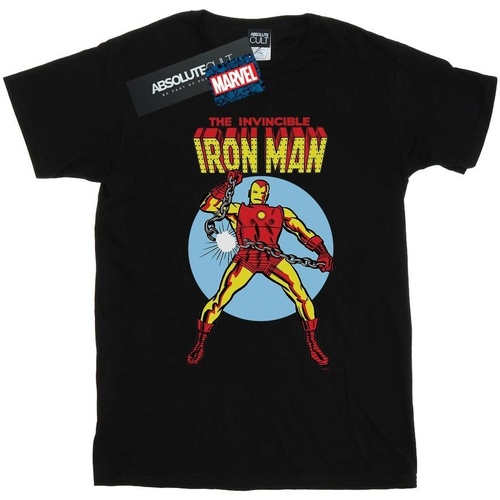 textil Niño Camisetas manga corta Marvel The Invincible Iron Man Negro