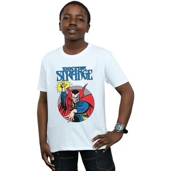 textil Niño Camisetas manga corta Marvel Doctor Strange Circle Blanco