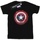 textil Niño Camisetas manga corta Marvel Captain America Splatter Shield Negro
