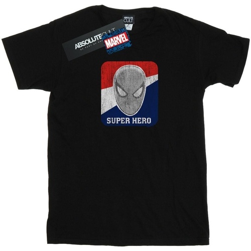 textil Niño Camisetas manga corta Marvel Spider-Man Superhero Sports Negro