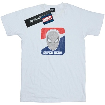 textil Niño Camisetas manga corta Marvel Spider-Man Superhero Sports Blanco
