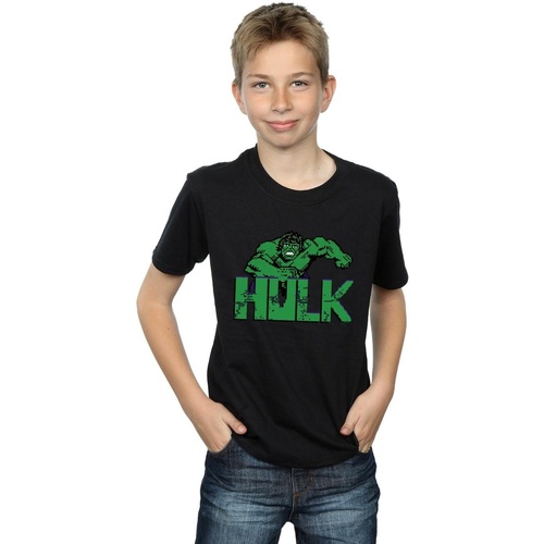 textil Niño Tops y Camisetas Marvel Hulk Pixelated Negro