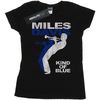 textil Mujer Camisetas manga larga Miles Davis Kind Of Blue Distressed Negro