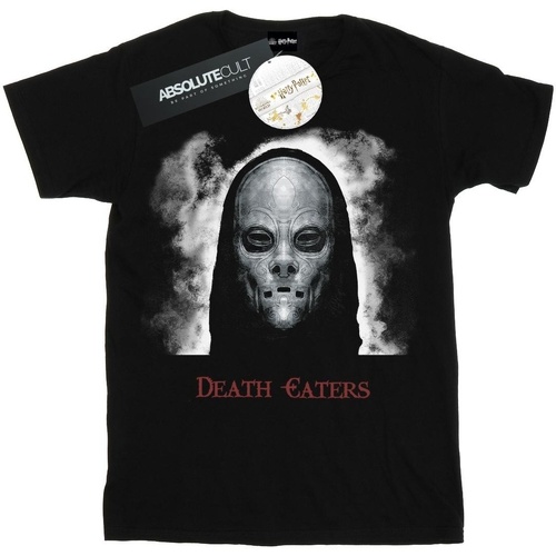 textil Hombre Camisetas manga larga Harry Potter Death Eater Mask Negro