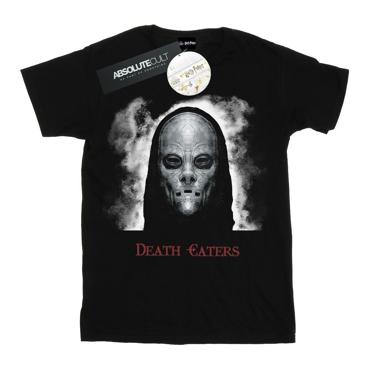 textil Hombre Camisetas manga larga Harry Potter Death Eater Mask Negro