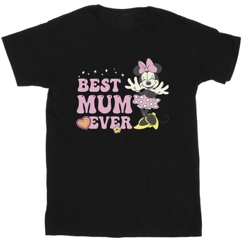 textil Niña Camisetas manga larga Disney Best Mum Ever Negro