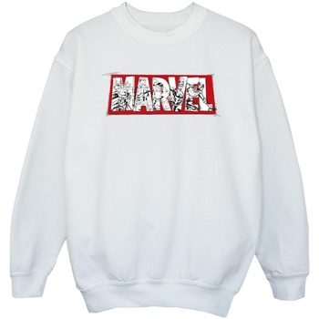 textil Niña Sudaderas Marvel Avengers Infill Blanco