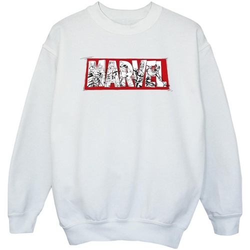 textil Niña Sudaderas Marvel Avengers Infill Blanco