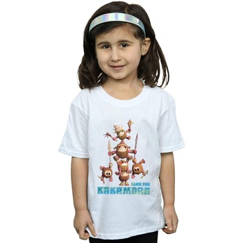 textil Niña Camisetas manga larga Disney Moana Fear The Kakamora Blanco