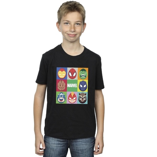 textil Niño Tops y Camisetas Marvel Easter Eggs Negro