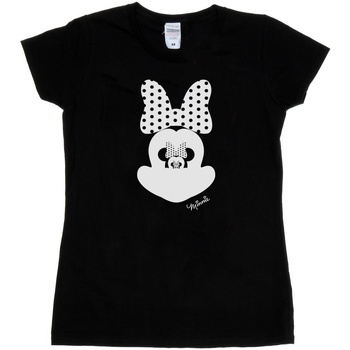 textil Mujer Camisetas manga larga Disney Minnie Mouse Mirror Illusion Negro