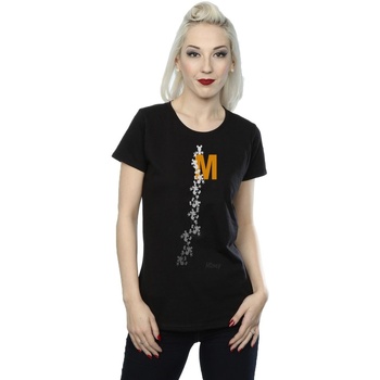 textil Mujer Camisetas manga larga Disney Mickey Mouse Climbing Silhouettes Negro