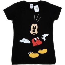 textil Mujer Camisetas manga larga Disney Mickey Mouse Surprised Negro