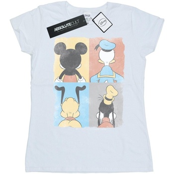 textil Mujer Camisetas manga larga Disney Mickey Mouse Four Backs Blanco