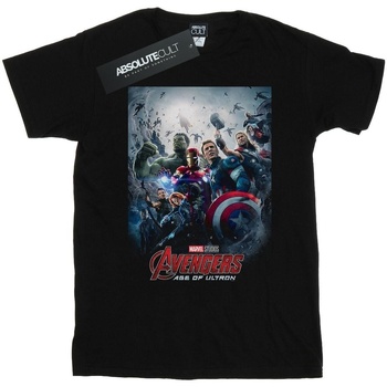 textil Niña Camisetas manga larga Marvel Studios Avengers Age Of Ultron Poster Negro