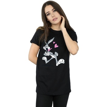 textil Mujer Camisetas manga larga Dessins Animés BI31798 Negro