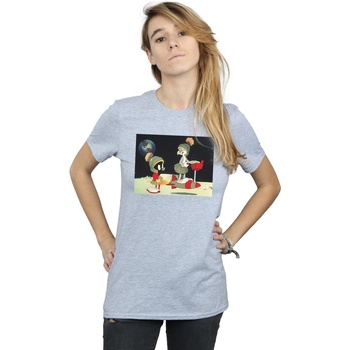 textil Mujer Camisetas manga larga Dessins Animés BI32033 Gris