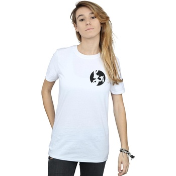 textil Mujer Camisetas manga larga Dessins Animés BI32226 Blanco