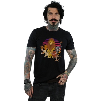 textil Hombre Camisetas manga larga Disney The Lion King Pride Family Negro