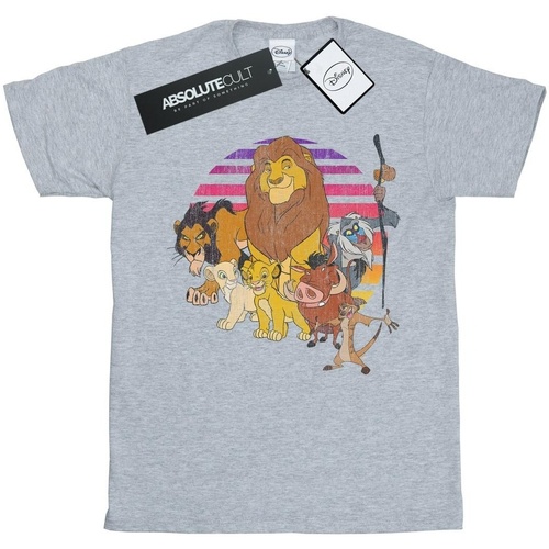 textil Hombre Camisetas manga larga Disney The Lion King Pride Family Gris