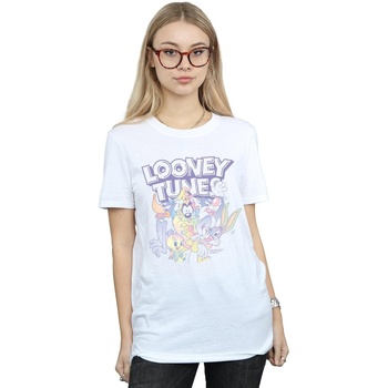 textil Mujer Camisetas manga larga Dessins Animés Rainbow Friends Blanco