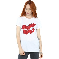 textil Mujer Camisetas manga larga Dessins Animés 3D Logo Blanco