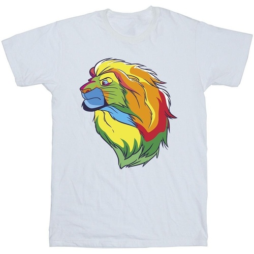 textil Hombre Camisetas manga larga Disney The Lion King Colours Blanco