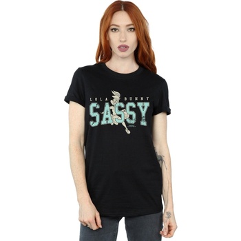 textil Mujer Camisetas manga larga Dessins Animés Lola Bunny Sassy Negro