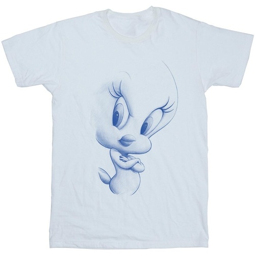 textil Mujer Camisetas manga larga Dessins Animés BI32849 Blanco
