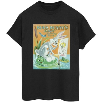 textil Mujer Camisetas manga larga Dessins Animés Bugs Bunny Colouring Book Negro