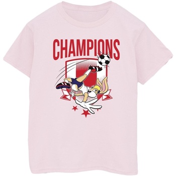 textil Mujer Camisetas manga larga Dessins Animés Lola Football Champions Rojo