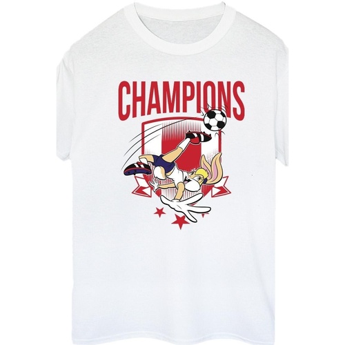 textil Mujer Camisetas manga larga Dessins Animés Lola Football Champions Blanco