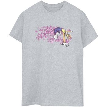 textil Mujer Camisetas manga larga Dessins Animés BI33631 Gris