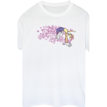 textil Mujer Camisetas manga larga Dessins Animés ACME Doodles Lola Bunny Blanco
