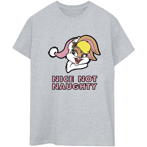 textil Mujer Camisetas manga larga Dessins Animés Lola Naughty Not Nice Gris