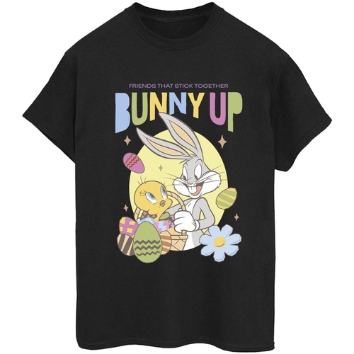 textil Mujer Camisetas manga larga Dessins Animés Bunny Up Negro