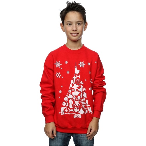 textil Niño Sudaderas Disney Christmas Tree Rojo