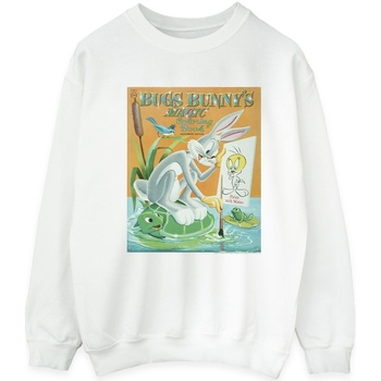 textil Hombre Sudaderas Dessins Animés Bugs Bunny Colouring Book Blanco