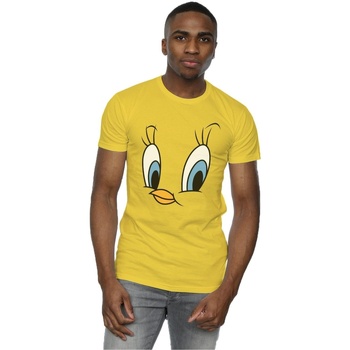 textil Hombre Camisetas manga larga Dessins Animés Tweety Pie Face Multicolor
