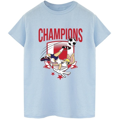 textil Hombre Camisetas manga larga Dessins Animés Lola Football Champions Azul