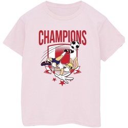 textil Hombre Camisetas manga larga Dessins Animés Lola Football Champions Rojo