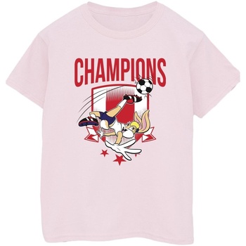 textil Hombre Camisetas manga larga Dessins Animés Lola Football Champions Rojo