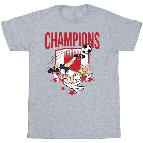 textil Hombre Camisetas manga larga Dessins Animés Lola Football Champions Gris