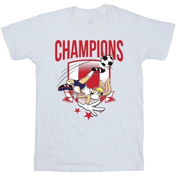textil Hombre Camisetas manga larga Dessins Animés Lola Football Champions Blanco