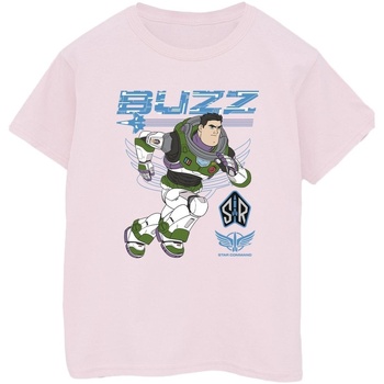 textil Hombre Camisetas manga larga Disney Lightyear Buzz Run To Action Rojo