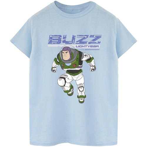 textil Hombre Camisetas manga larga Disney Lightyear Buzz Jump To Action Azul