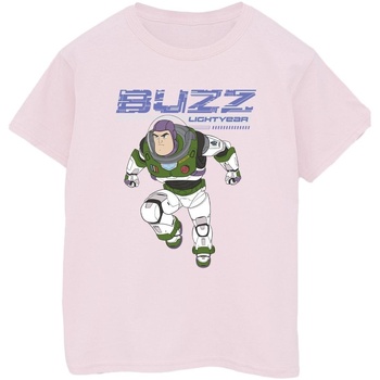 textil Hombre Camisetas manga larga Disney Lightyear Buzz Jump To Action Rojo