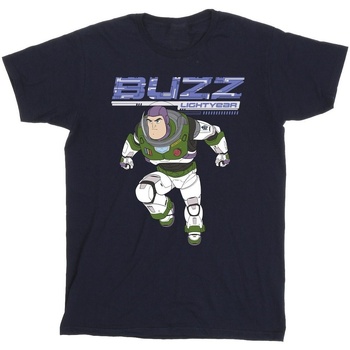 textil Hombre Camisetas manga larga Disney Lightyear Buzz Jump To Action Azul