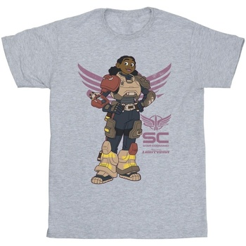 textil Hombre Camisetas manga larga Disney Lightyear Izzy Star Command Gris